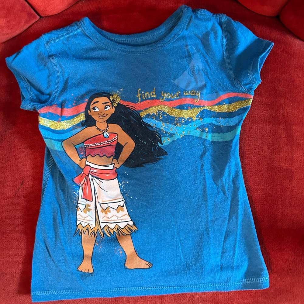 Disney Moana toddler top EUC 2T